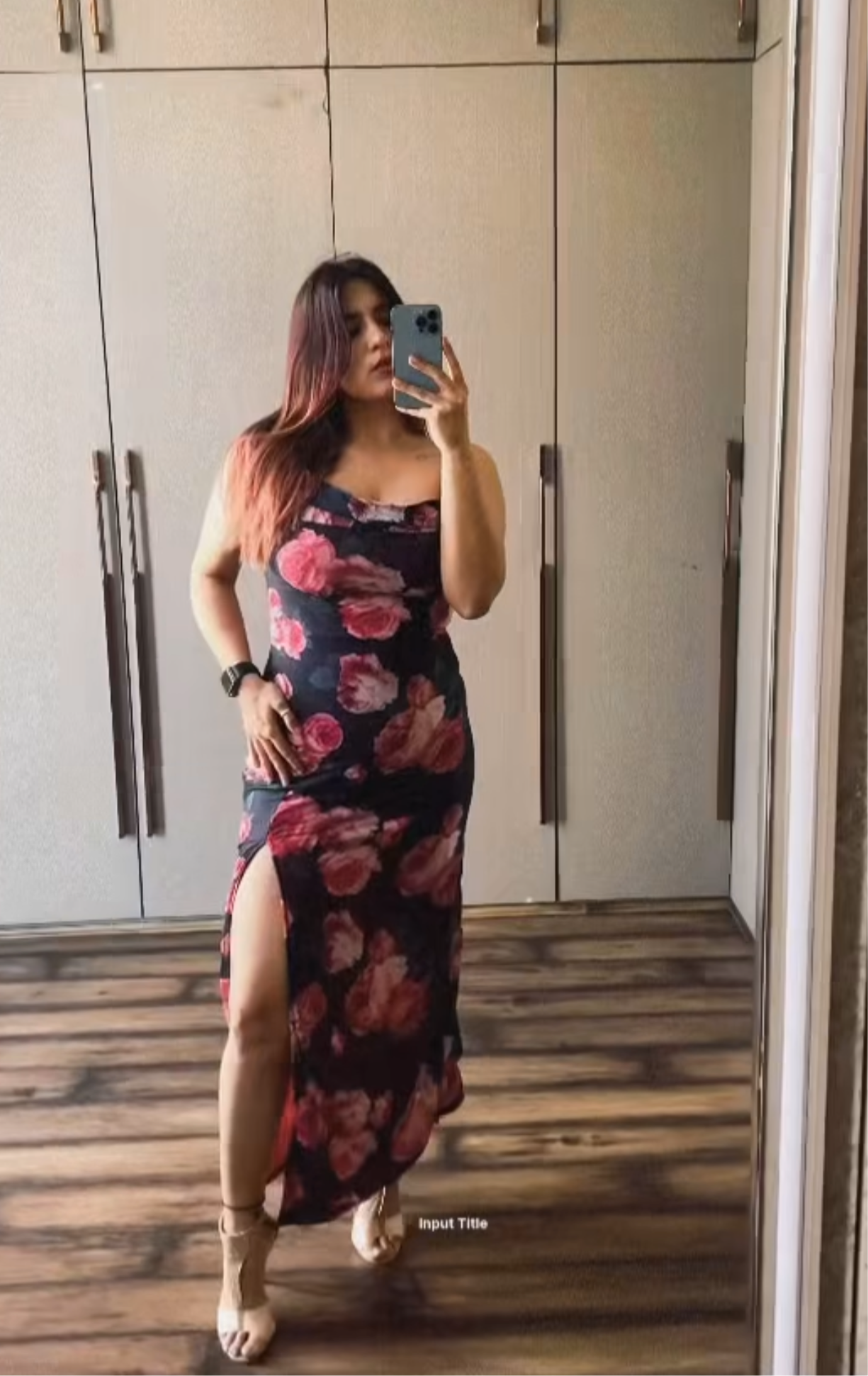 Floral maxi dress