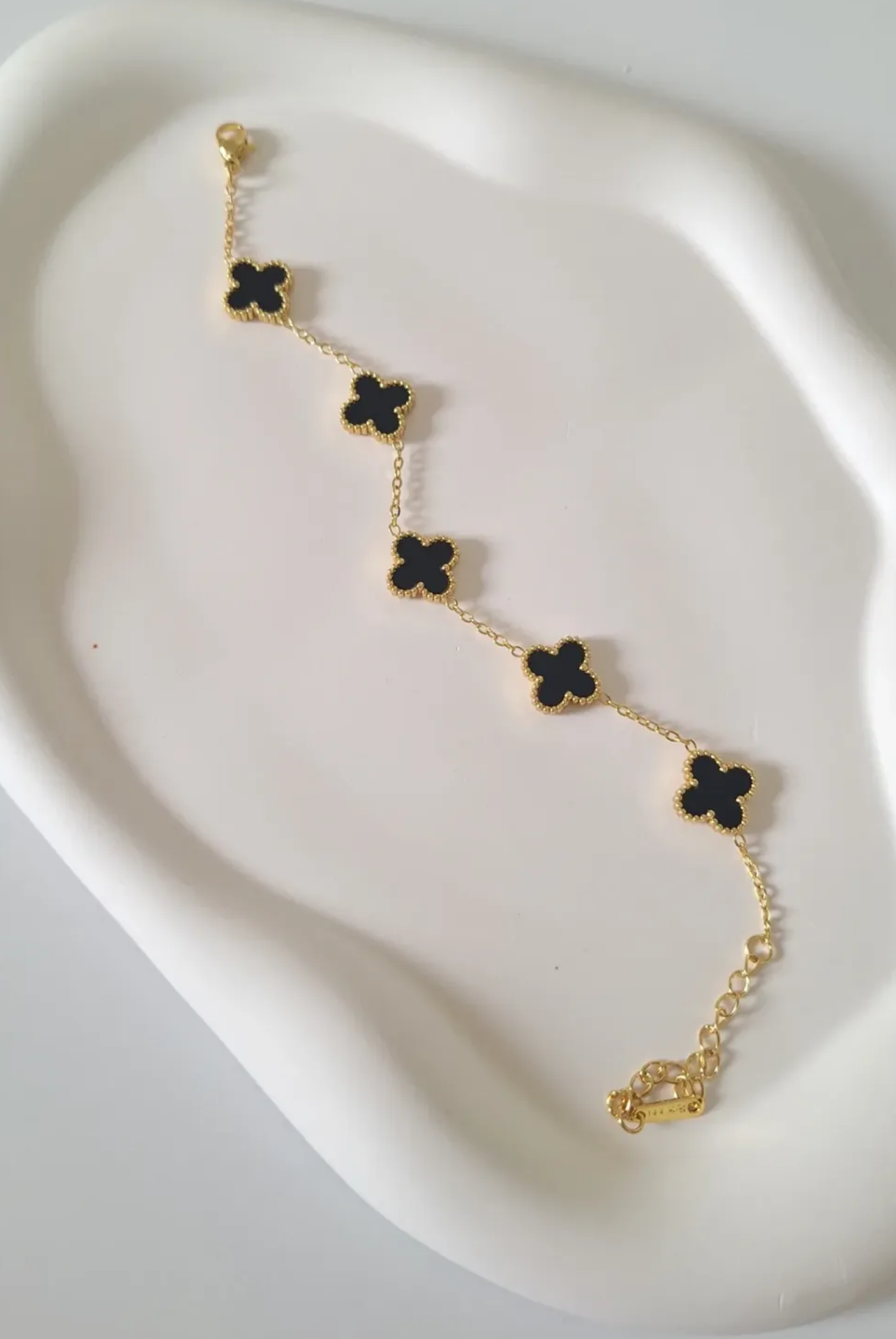 Black clover bracelet