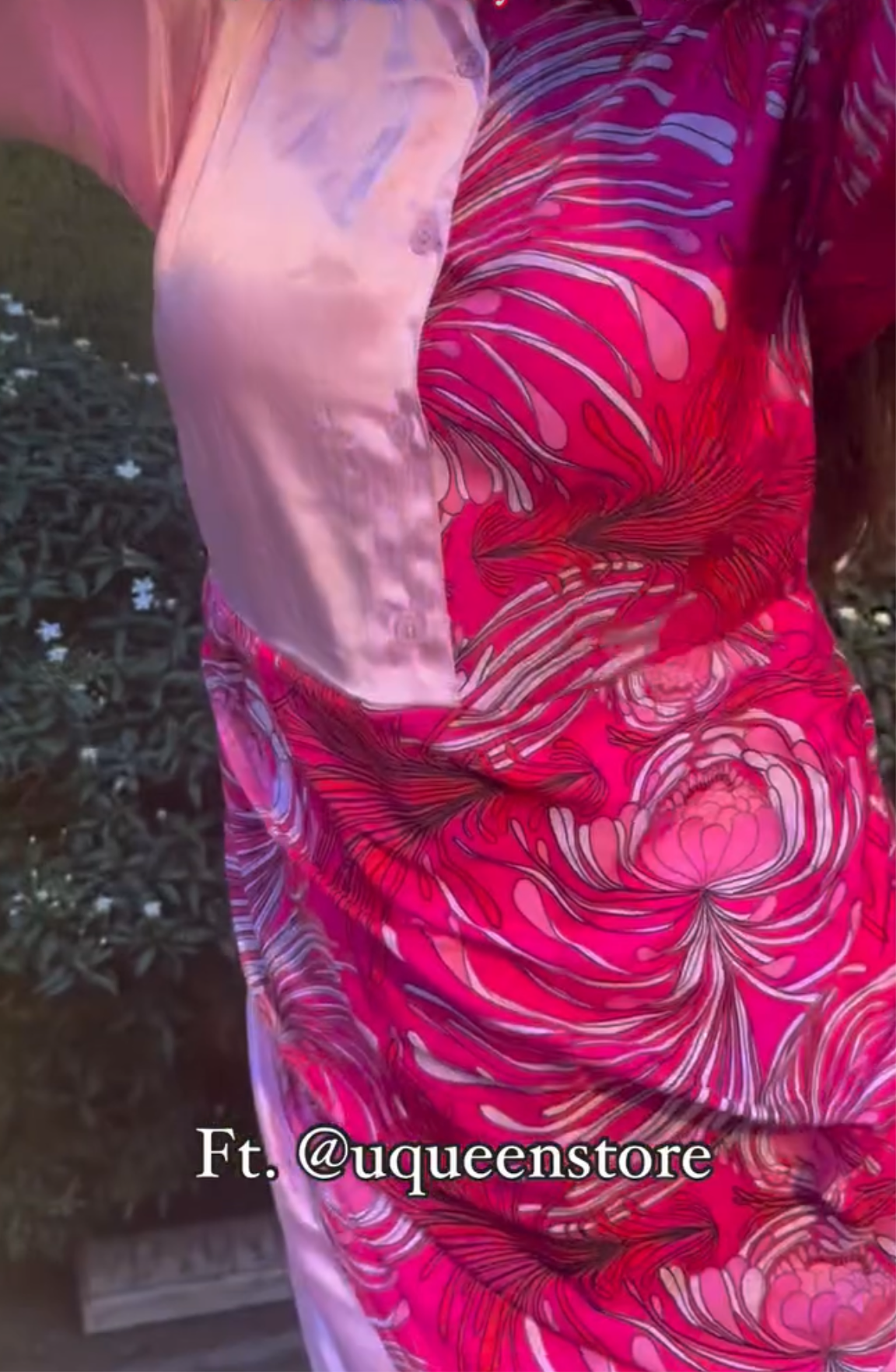 Pink shirt dress