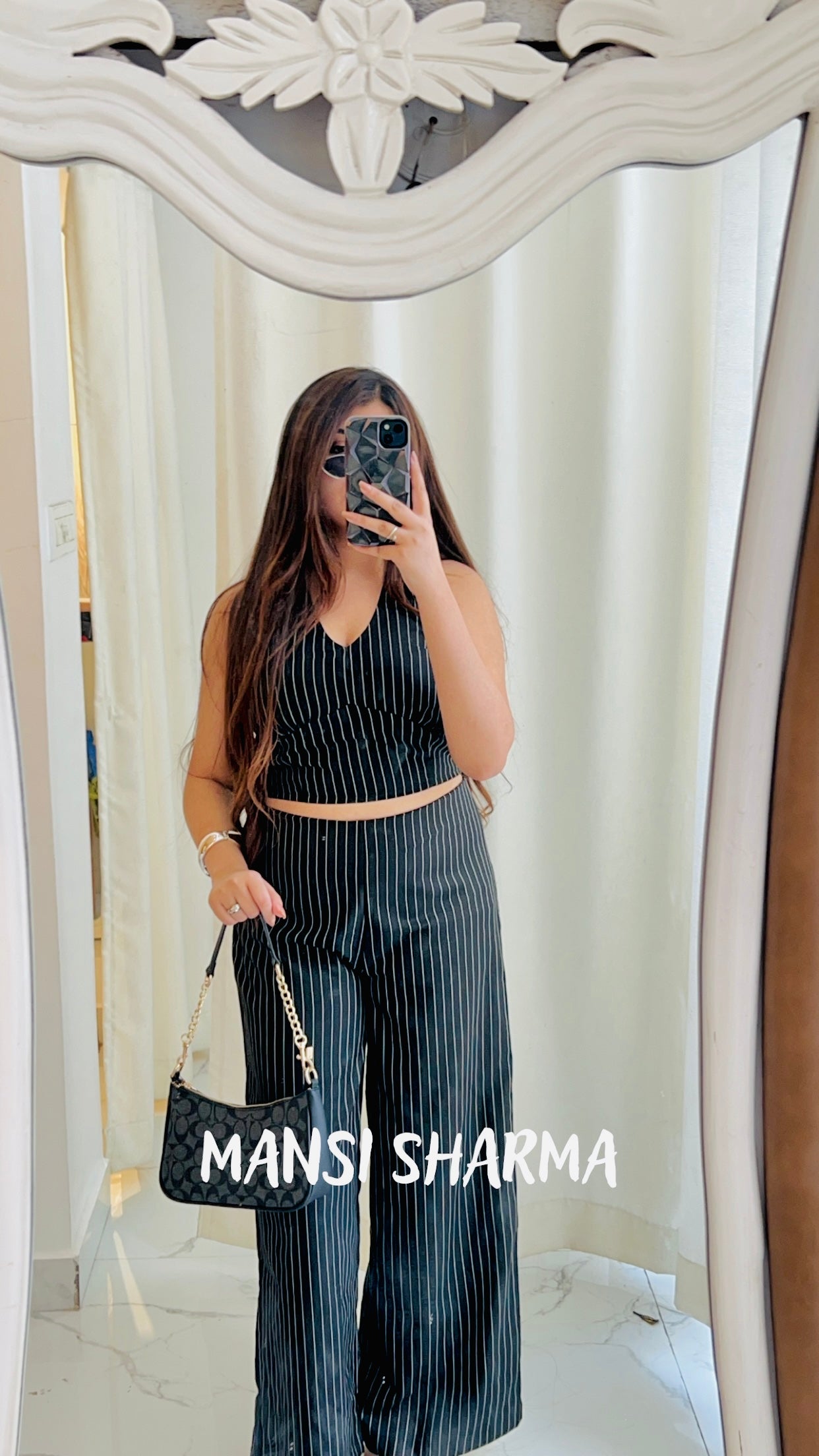 Striped boss lady co ords