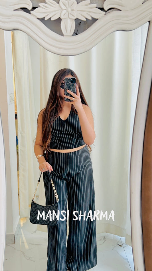 Striped boss lady co ords