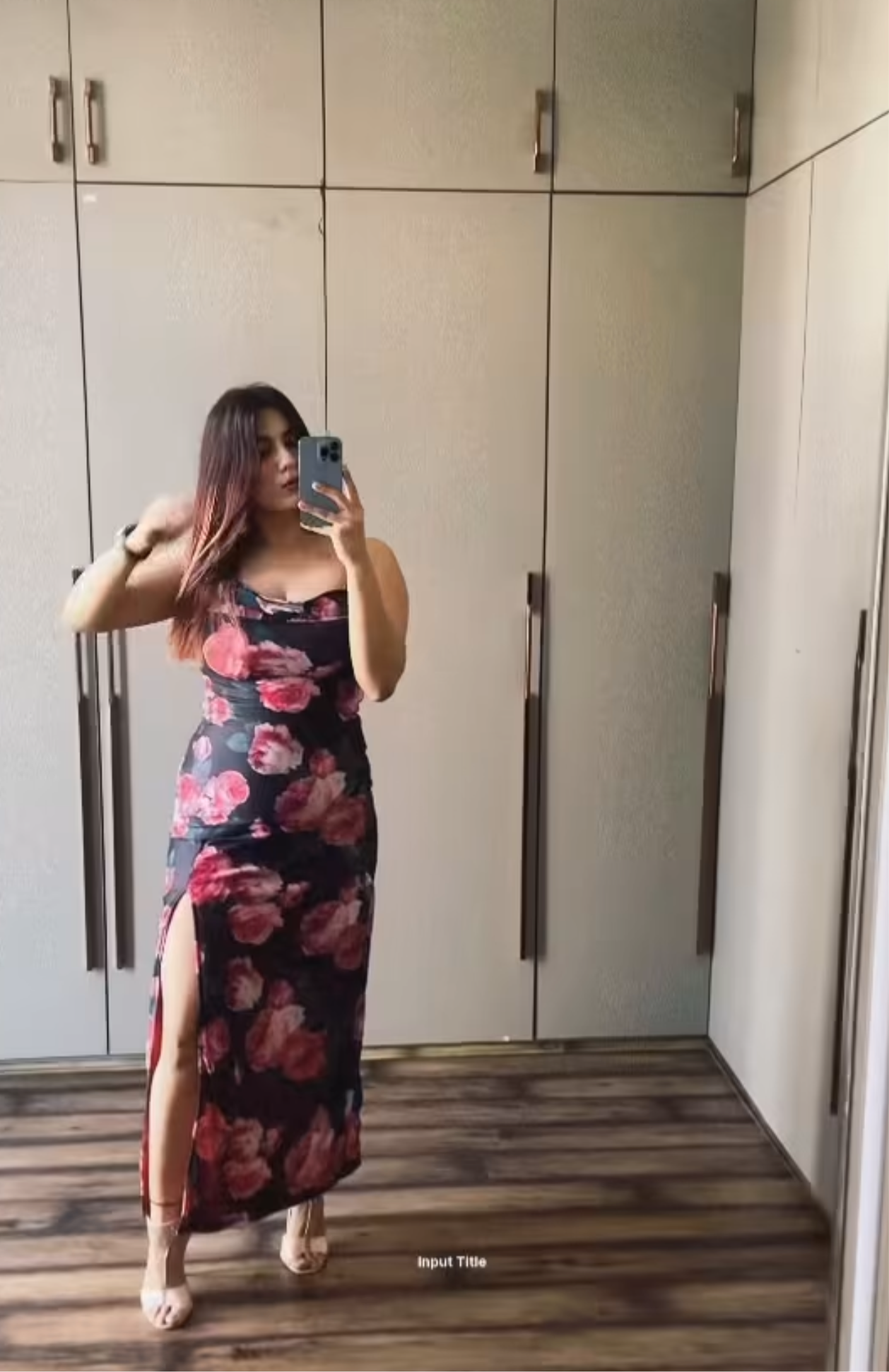 Floral maxi dress