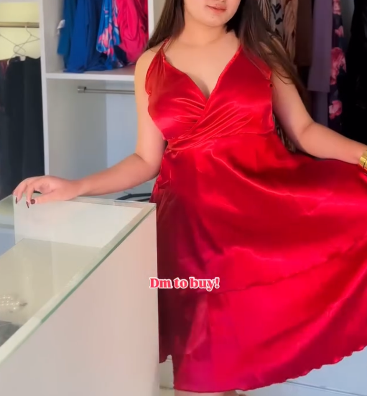 Satin dress