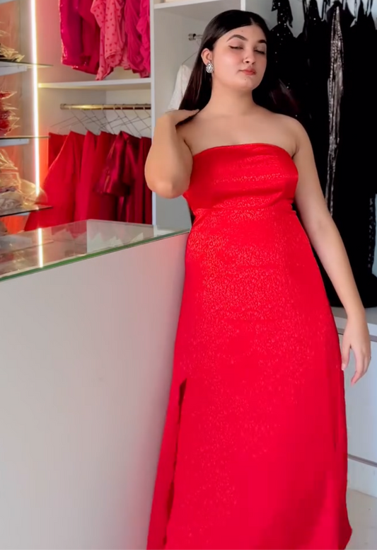 Red dress