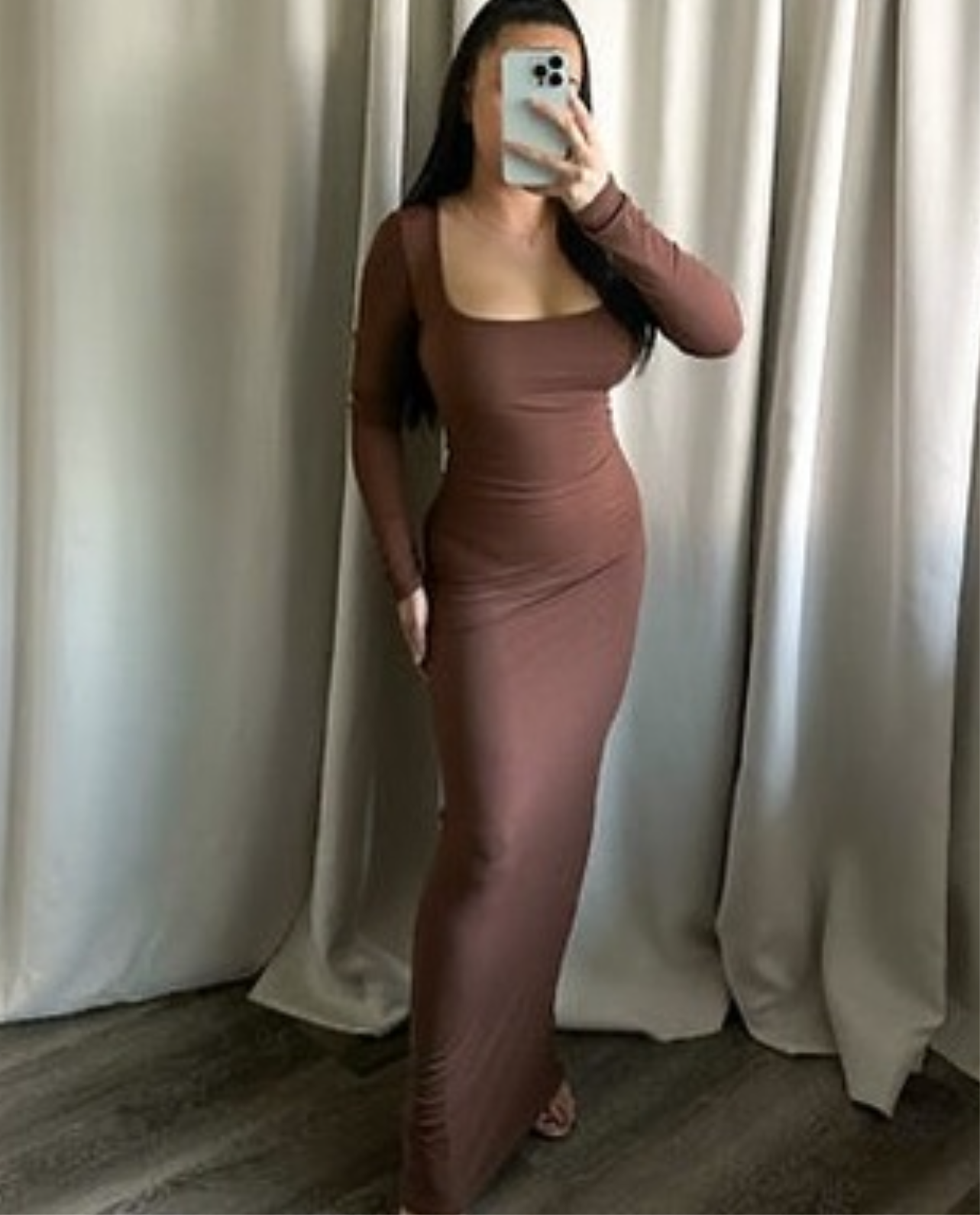 Bodycon maxi dress