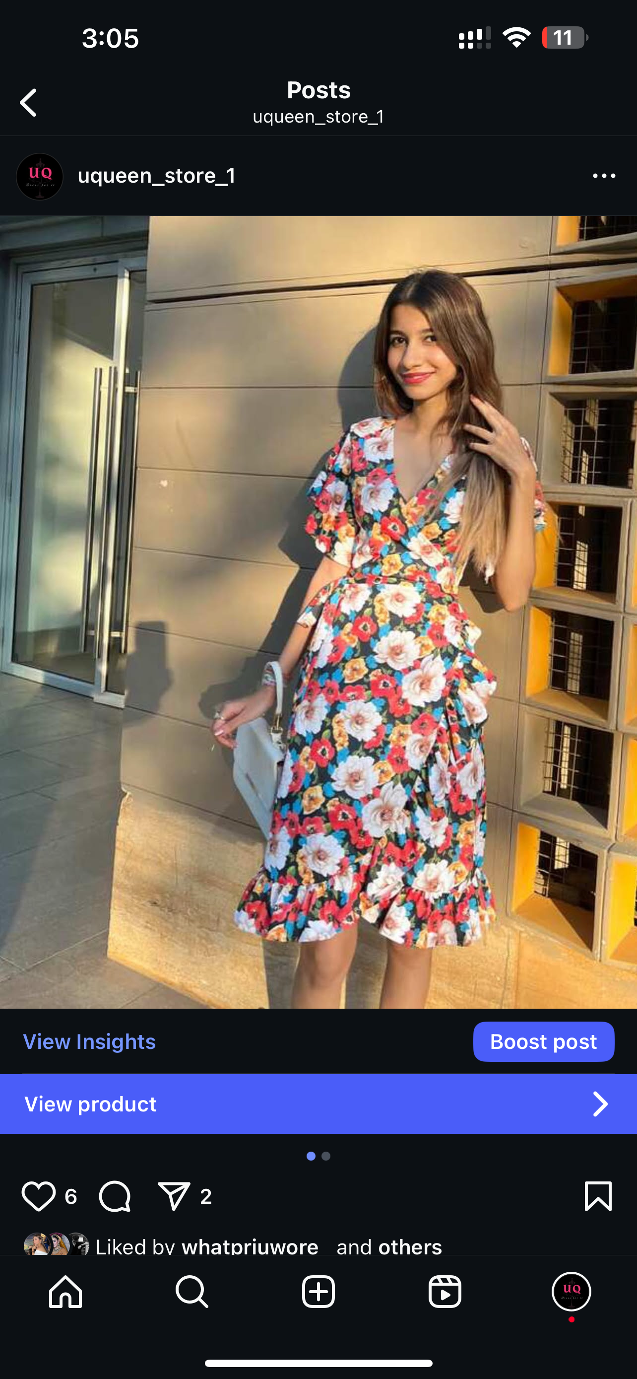 Floral dress