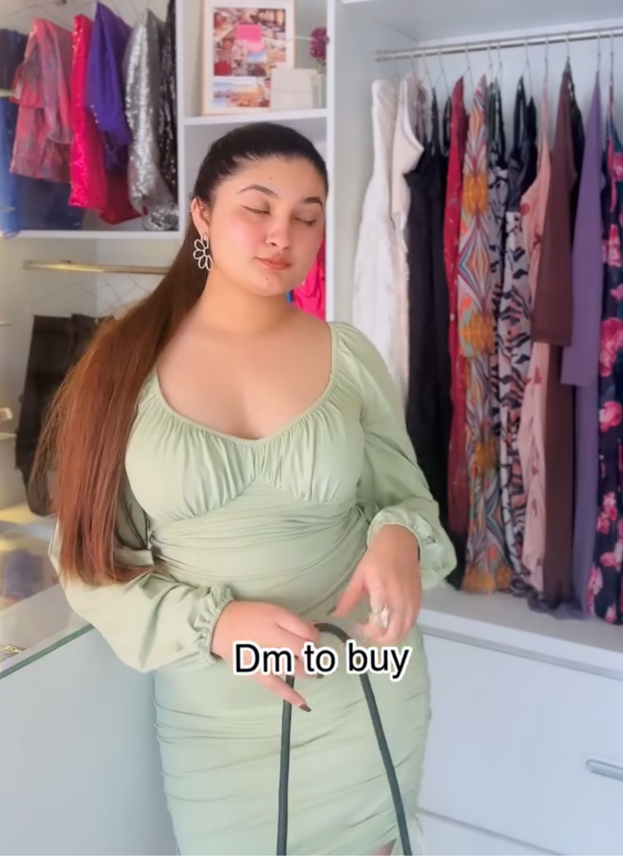 green bodycon dress
