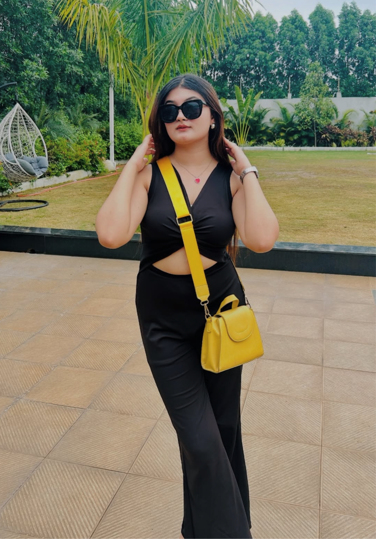 Black jumpsuit