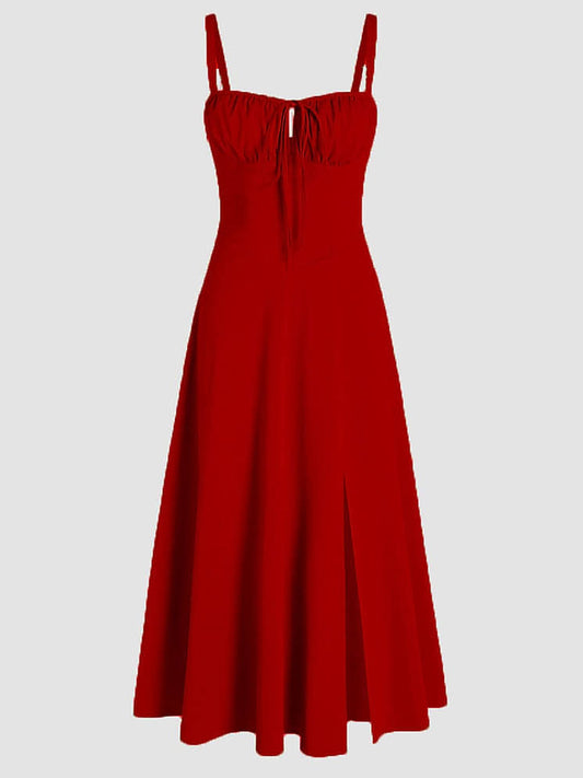 Red dress
