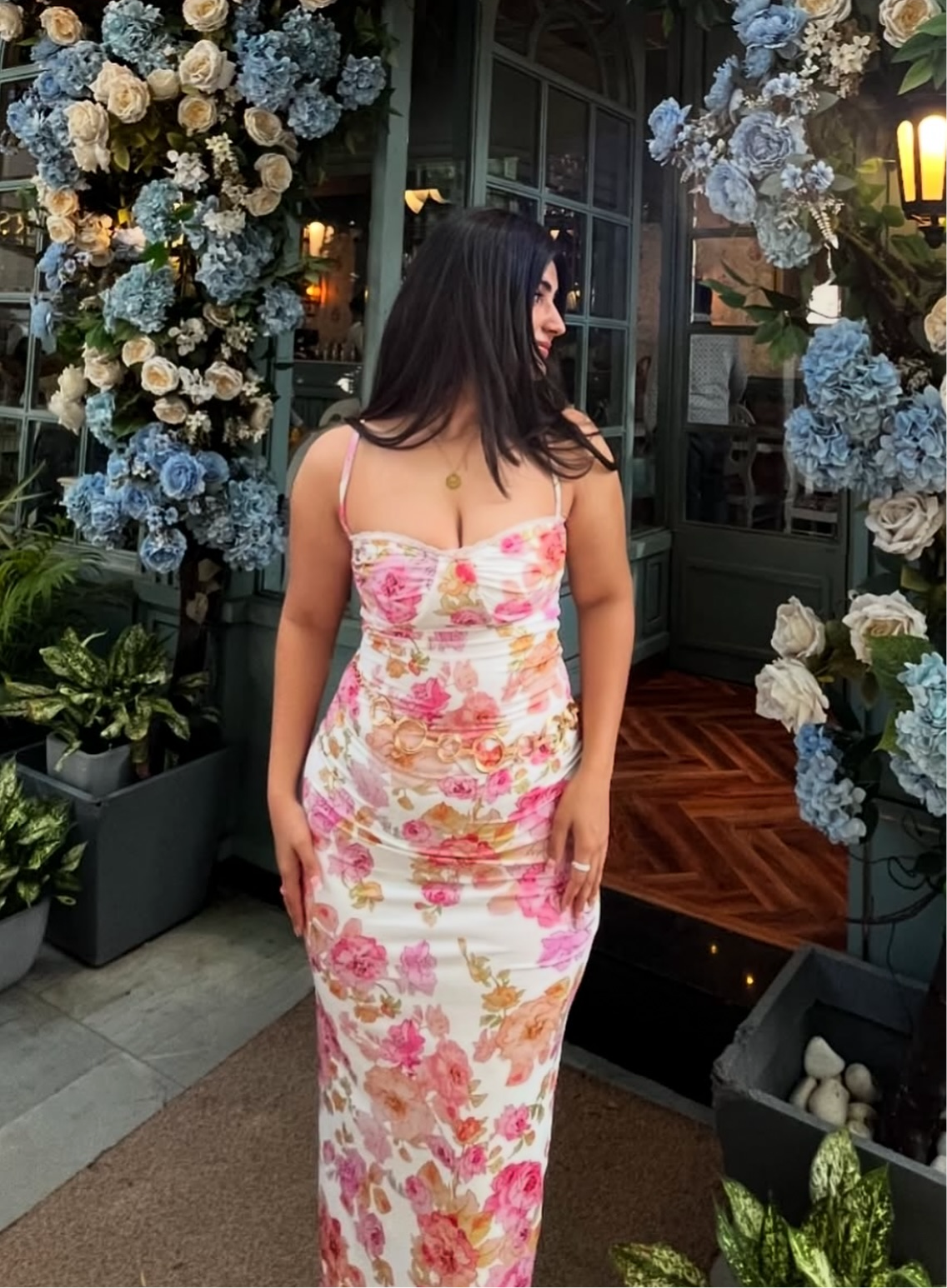 Floral maxi dress