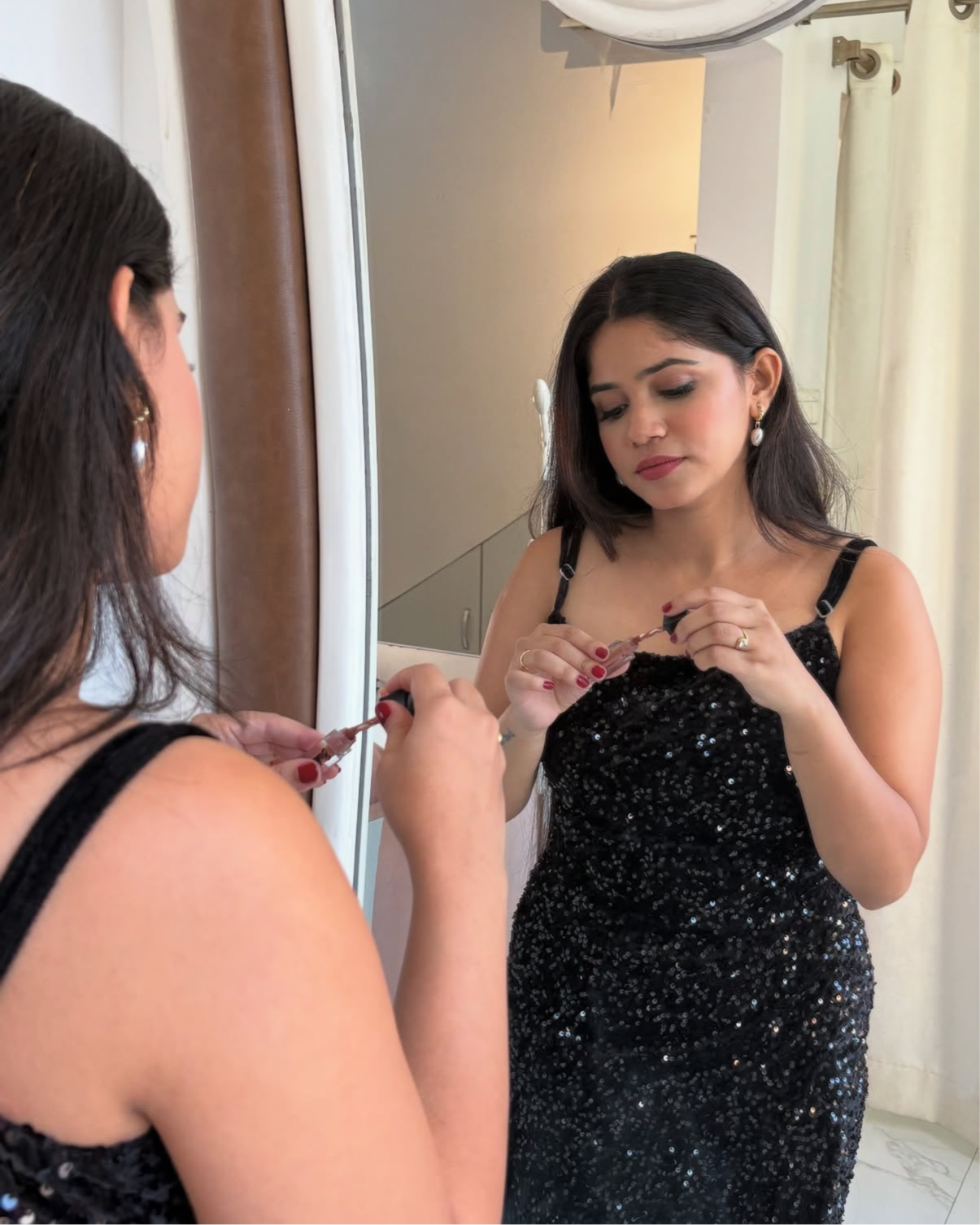 Sequenced bodycon dress