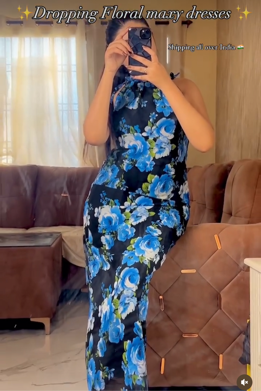 Floral maxi dress