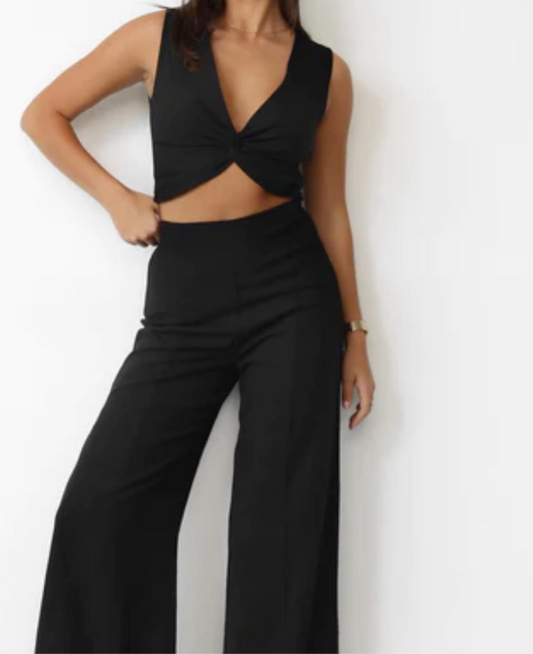 Black jumpsuit