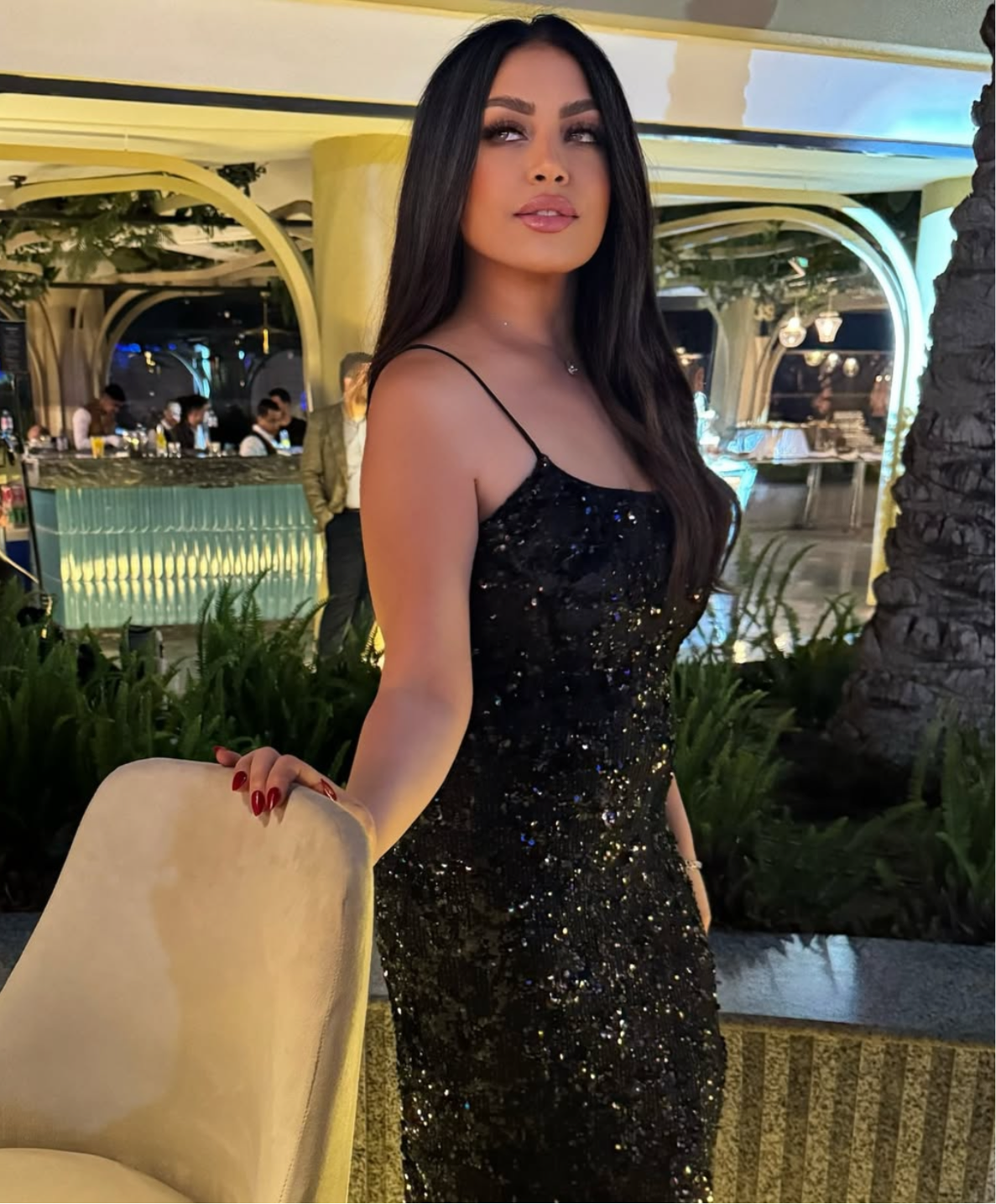 Sequenced bodycon dress