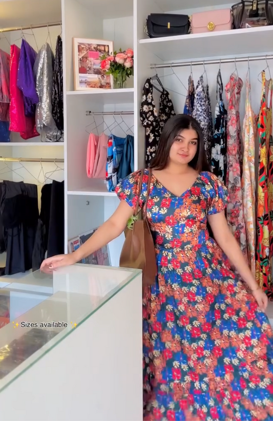 Floral maxi dress