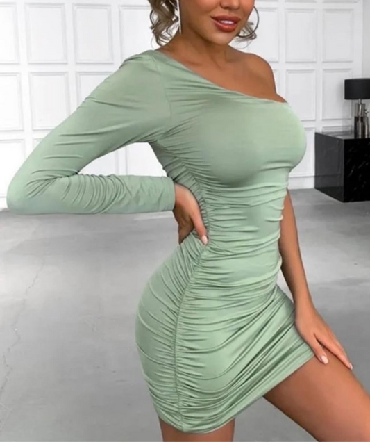 one sided dress