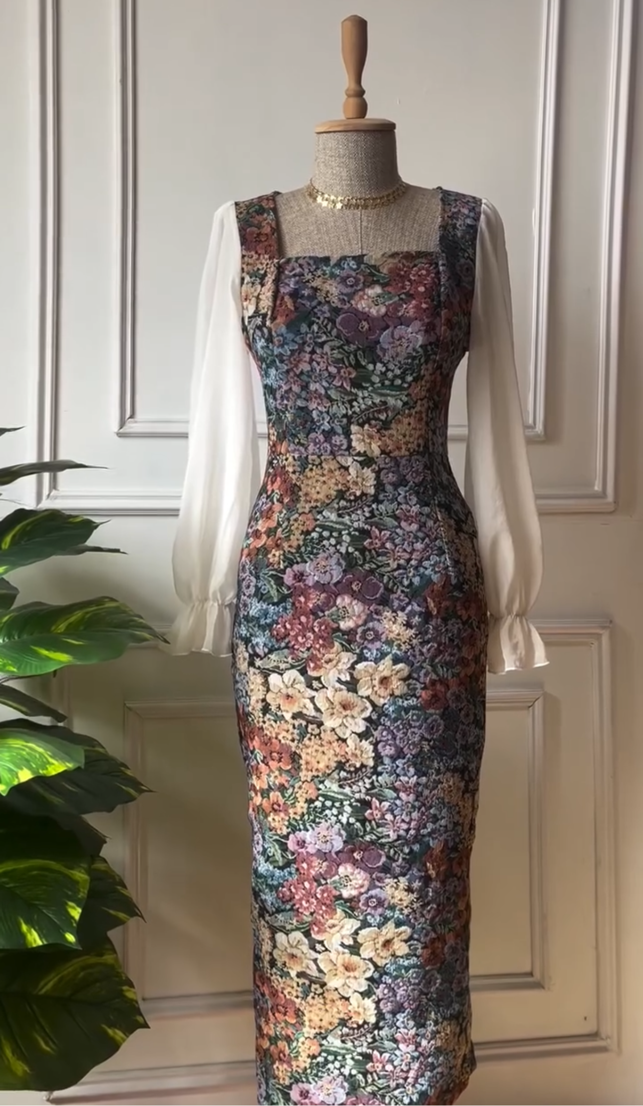 Floral bodycon dress