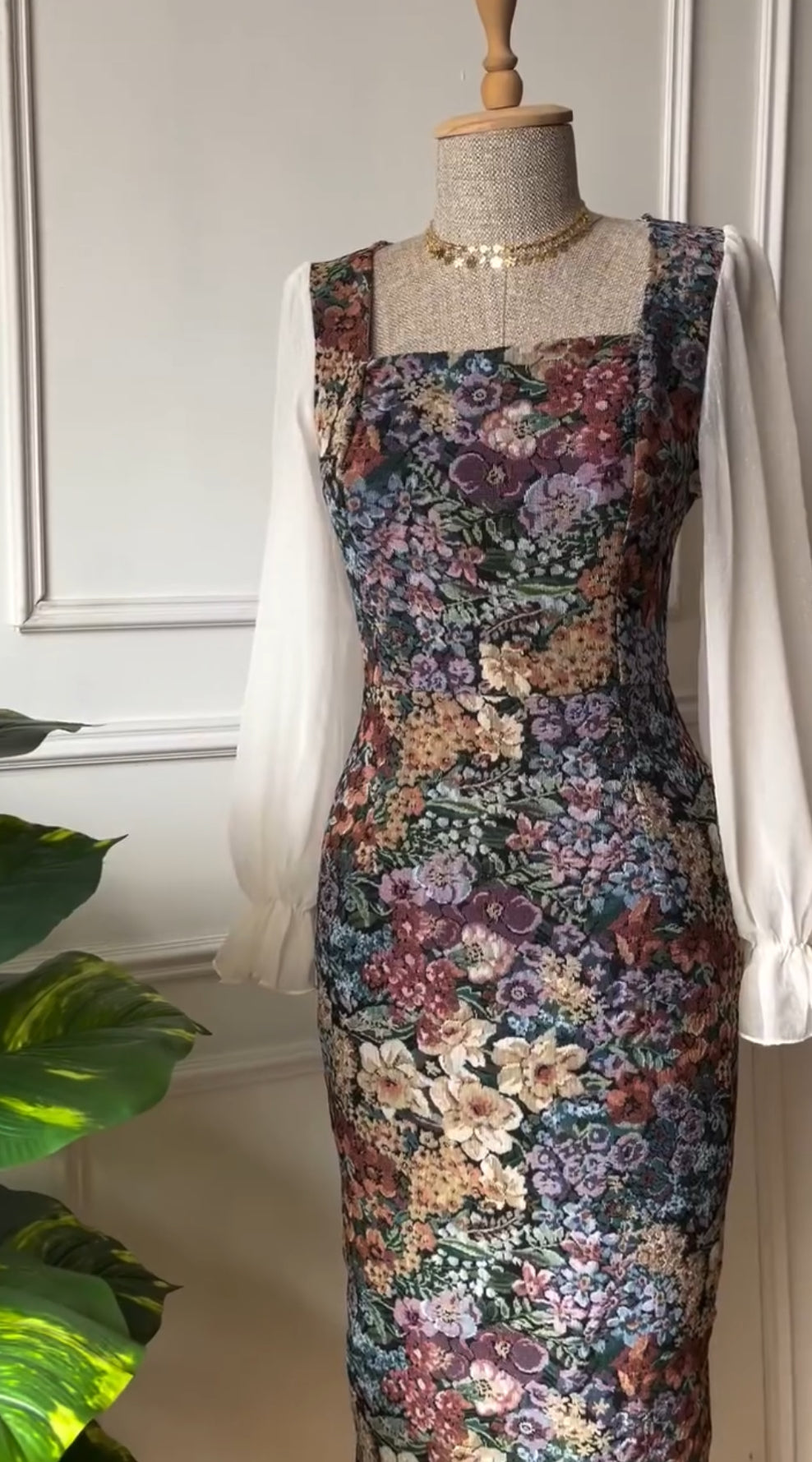 Floral bodycon dress