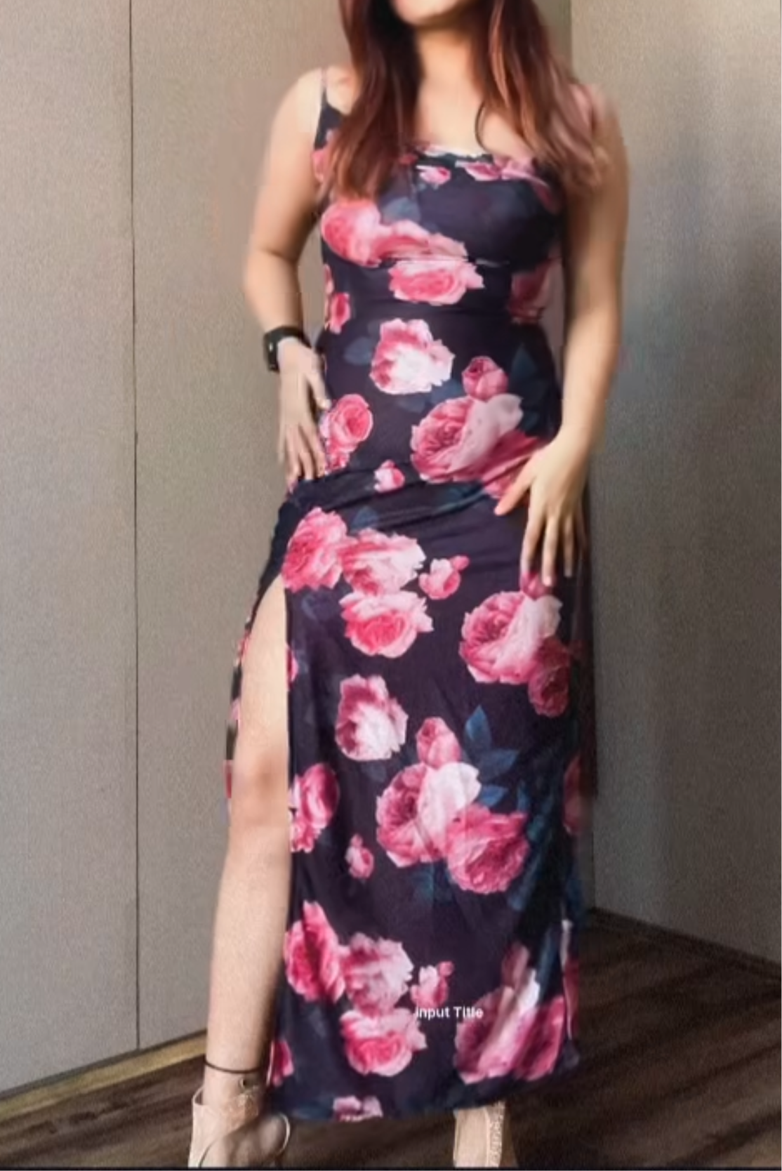 Floral maxi dress