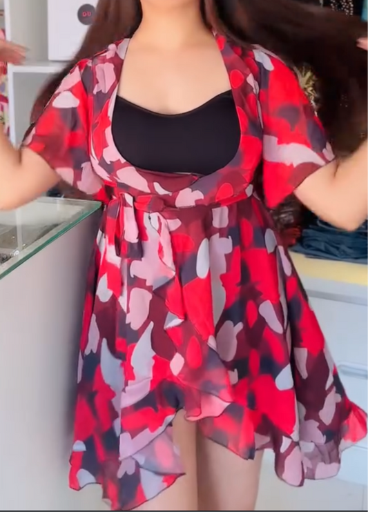 Tie up dress