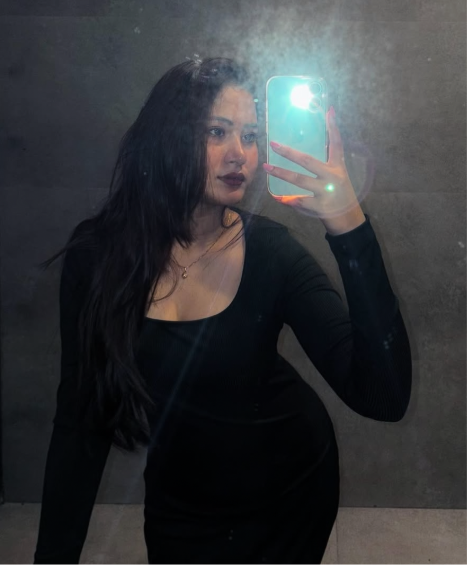 Black short dress